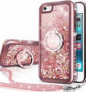 Image result for Glitter iPhone SE Wallet Case