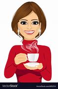 Image result for Coffee Cup Cartoon Women