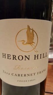 Image result for Heron Hill Cabernet Franc Ingle
