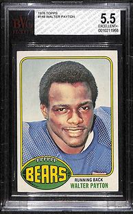 Image result for Walter Payton Rookie Card