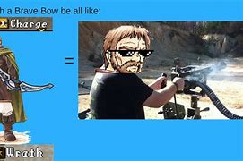 Image result for Brave Bow Meme