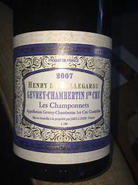 Image result for Alfred Montigny Gevrey Chambertin Cuvee Henry IV