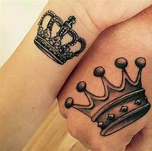 Image result for Heart with Crown Tattoo Designs