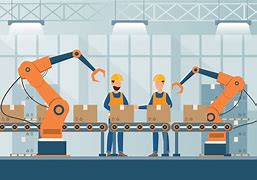 Image result for Factory Robots Drawing