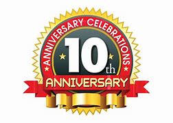 Image result for 10 Years Anniversary Logo