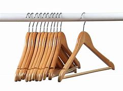 Image result for The Home Edition 12 Pack Wood Clothes Hangers