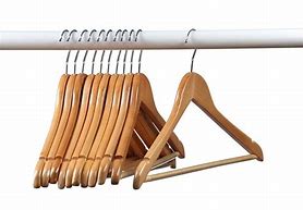 Image result for wooden clothes hangers