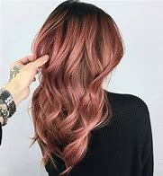 Image result for Rose Gold Light Pink Wavy Hair