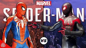Image result for Spider-Man vs Miles Morales