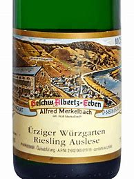 Image result for Alfred Merkelbach Erdener Treppchen Riesling Auslese #6