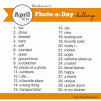 Image result for April 30-Day Challenge