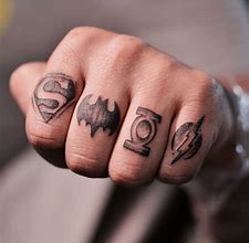 Image result for Superman Batman Logo Tattoo