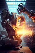 Image result for Robot at Factory in Dark