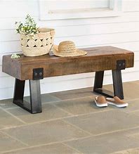 Image result for Indoor Wood Bench