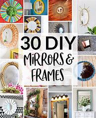Image result for Backs of Mirrors in Frames