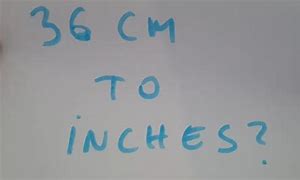 Image result for 36 Inches in Cm