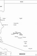 Image result for Blank Outline Map of Arizona