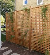 Image result for How to Build Lattice Privacy Fence