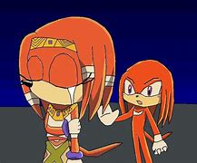 Image result for Knuckles and Tikal Kissing