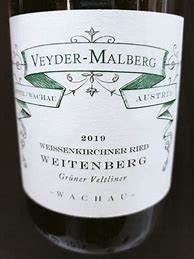 Image result for Veyder Malberg Gruner Veltliner Weitenberg