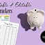 Image result for Savings Budget Sheet