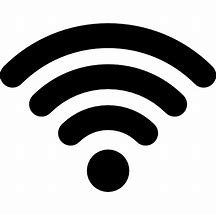 Image result for White WiFi Symbol PNG