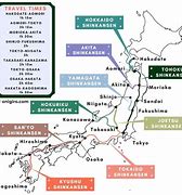 Image result for Bullet Train From Tokyo to Osaka Map