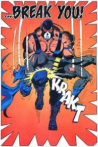 Image result for Bane Breaking Batman's Back Comic