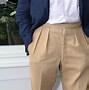 Image result for Pleated Pants vs Flat Front