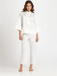 Image result for White Satin Pajamas