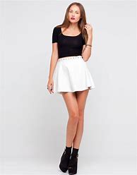 Image result for White Summer Skirt Short