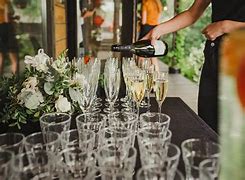 Image result for Black Champagne Wall for Glasses Wedding