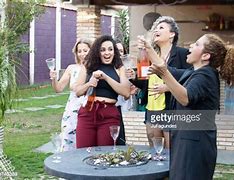 Image result for Woman Popping Champagne