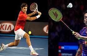 Image result for Tennis vs Badminton