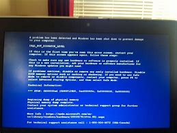 Image result for Windows Blue Screen of Death Fake