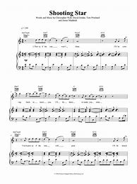 Image result for Shooting Stars Sheet Music Rival Sons