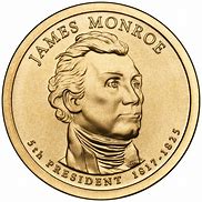 Image result for James Monroe One Dollar Gold Coin