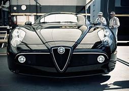 Image result for Alfa Romeo 8C Black