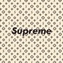 Image result for Supreme LV Logo Black