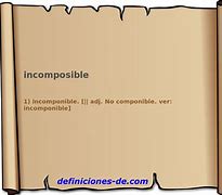 Image result for incomposible