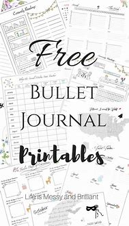 Image result for Free Bullet Journal Templates Cute