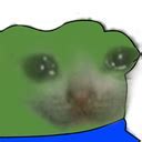 Image result for Pepe Crying Too Based Emoji