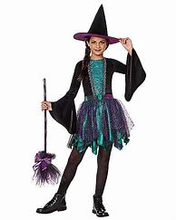 Image result for Kids Coven Witch Costume Spirit of Halloween
