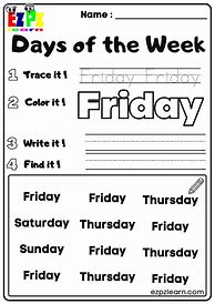Image result for Fun Friday Worksheets
