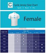 Image result for Women Jersey Size Chart