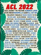 Image result for 20221Acl Line Up