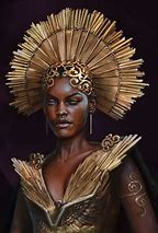 Image result for Woman Black Art Queens Crown