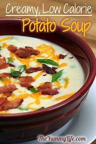 Image result for Low Calorie Potato Soup