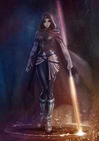 Image result for Star Wars Female Jedi Drawing