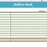 Image result for Excel Address Book Template